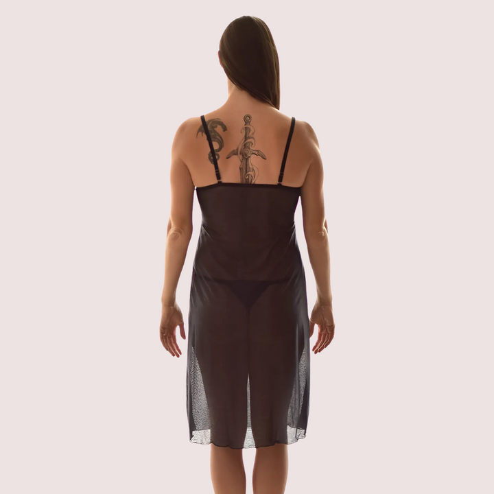 Moonlit Desire See-Through Nightdress