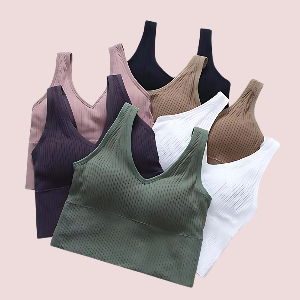 High impact padded longline sports bra (2 Pack )