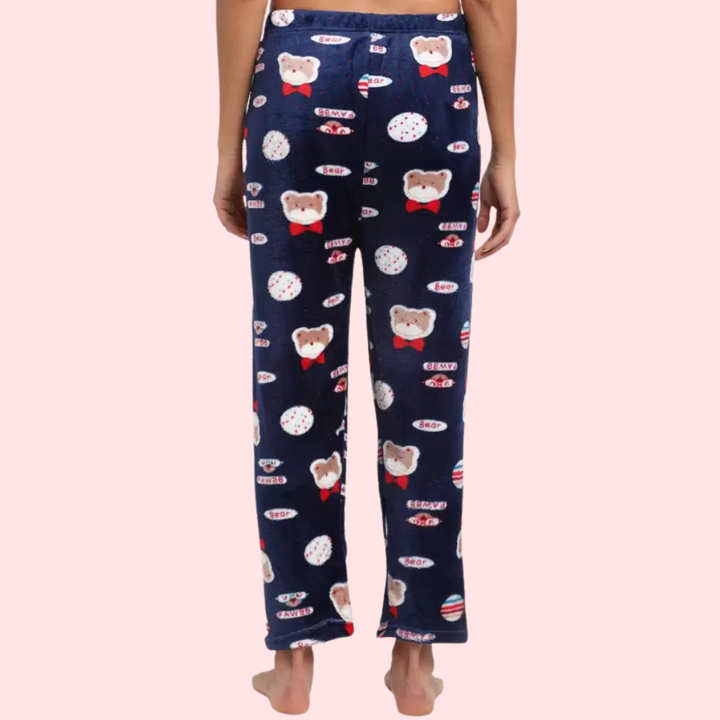 Ladies casual printed warm Pajama (Pk of 2)